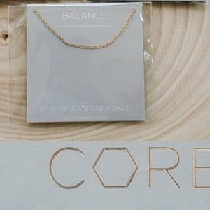 3/$25 Gold Sterling Chain 16”-18” CORE Origami Owl